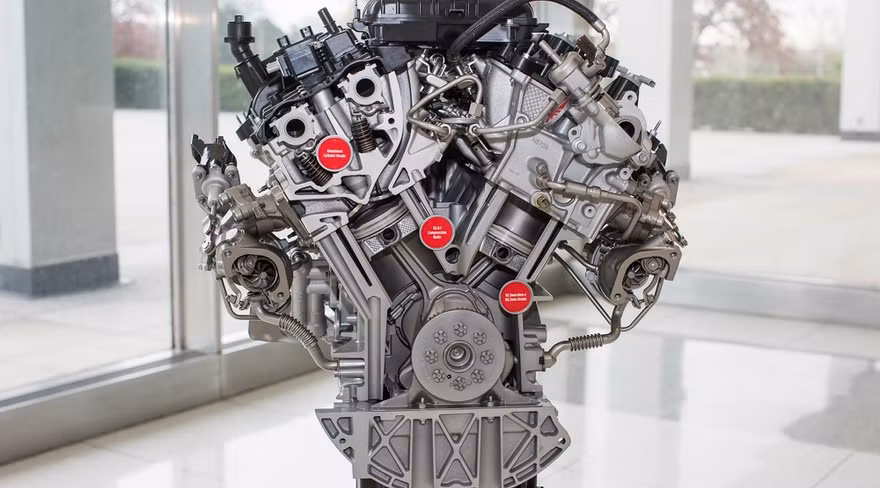 Động cơ V6 của Ford.