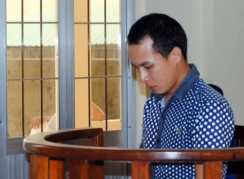 Bị cáo Lê Sơn Tùng tại phiên tòa 