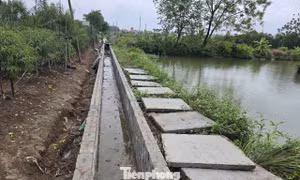 Vụ góp tiền xây mương tiêu bị yêu cầu xử lý: Người dân tự tháo dỡ công trình, xã cam kết xây mới