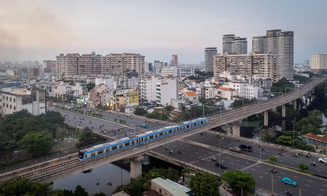 Giá căn hộ dọc tuyến metro tăng thêm 6,5 triệu đồng/m2 mỗi năm
