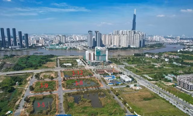 TPHCM sửa kế hoạch đấu giá 8 lô đất tại Khu đô thị mới Thủ Thiêm