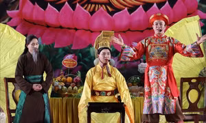 Cải lương và xiếc bắt tay dựng vở ca ngợi vua Trần Nhân Tông