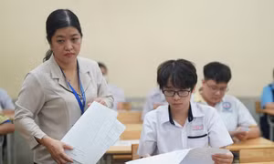 Sở GD&ĐT TPHCM đang lấy ý kiến phương án thi vào lớp 10. Ảnh minh họa: Phạm Nguyễn