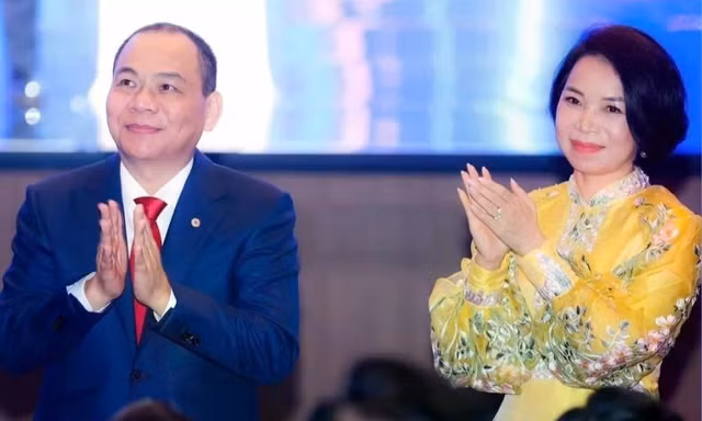Vợ chồng tỷ phú Phạm Nhật Vượng gây bất ngờ tại LPBank 