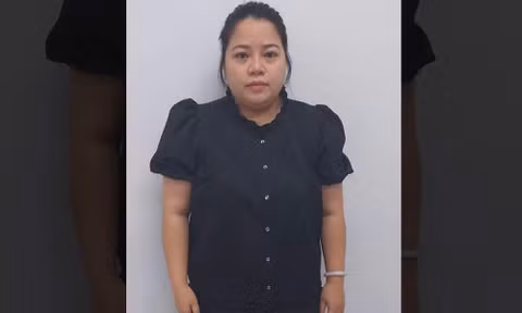 Bị can Nguyễn Thị Kiều Vân (Ảnh: CAĐN)