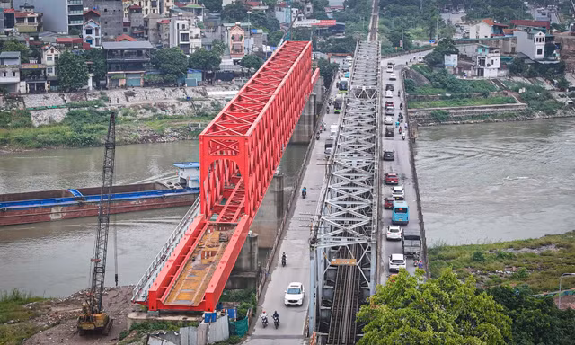 Cận cảnh cầu Đuống 120 năm tuổi trước thời điểm dự kiến tháo dỡ
