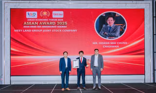 Chủ tịch Meey Group được vinh danh Top 10 Nhà lãnh đaọ ASEAN Award 2025