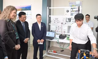 Lần đầu tiên Việt Nam có ‘lò’ đào tạo nhân lực về điện gió