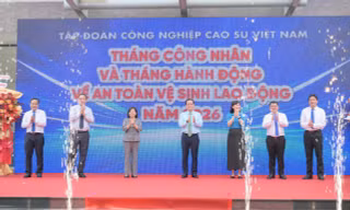 Tập đoàn Công nghiệp Cao su Việt Nam tổ chức nhiều hoạt động ý nghĩa trong ‘Tháng công nhân’