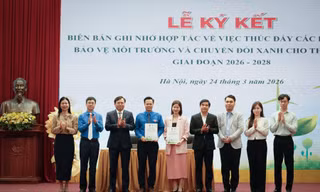 Quỹ Vì tương lai xanh cùng Đoàn Thanh niên Bộ Nông nghiệp & Môi trường chung tay thúc đẩy sáng kiến xanh
