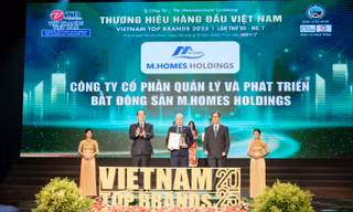 M.Homes Holdings được vinh danh Top 3 Công ty Quản lý Bất động sản tốt nhất Việt Nam