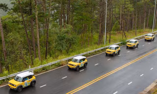 Lado Taxi và Xanh SM đưa VinFast VF 3 thành phương tiện du lịch đặc biệt tại Đà Lạt