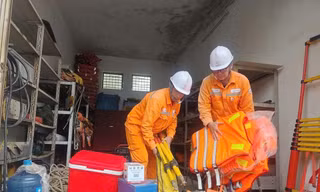 EVNNPC chủ động ứng phó, quyết liệt khắc phục lưới điện sau bão số 5