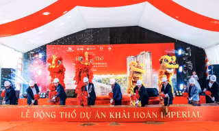 Khải Hoàn Land 'bắt tay' Phước Thành chính thức động thổ dự án Khải Hoàn Imperial