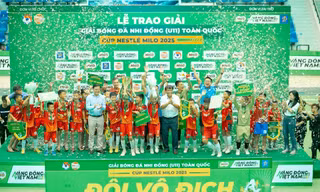 U11 Hưng Yên lần đầu vô địch Giải Bóng đá Nhi đồng Toàn quốc – Cúp Nestlé MILO 2025