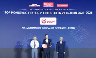 AIA Việt Nam được vinh danh tại giải thưởng Rồng Vàng 2026