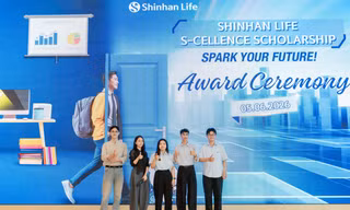 Chương trình học bổng Shinhan Life S-Cellence 2026 đồng hành với thế hệ trẻ