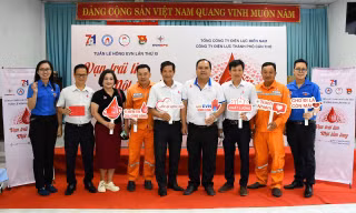 Công ty Điện lực TP. Cần Thơ lan tỏa nghĩa cử nhân ái trong 'Tuần lễ hồng EVN' lần thứ XI