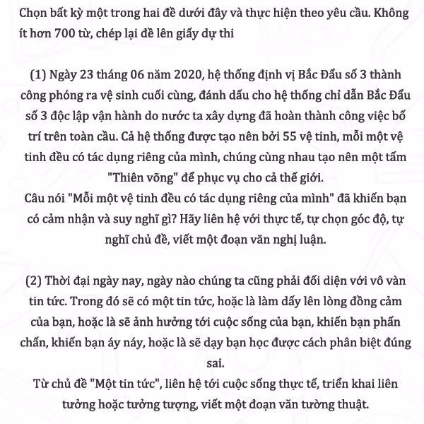 Kỳ thi Đại học Trung Quốc: Đề Văn hot vì khó hiểu, đề Toán hỏi tỷ lệ kim tự tháp Ai Cập ảnh 1