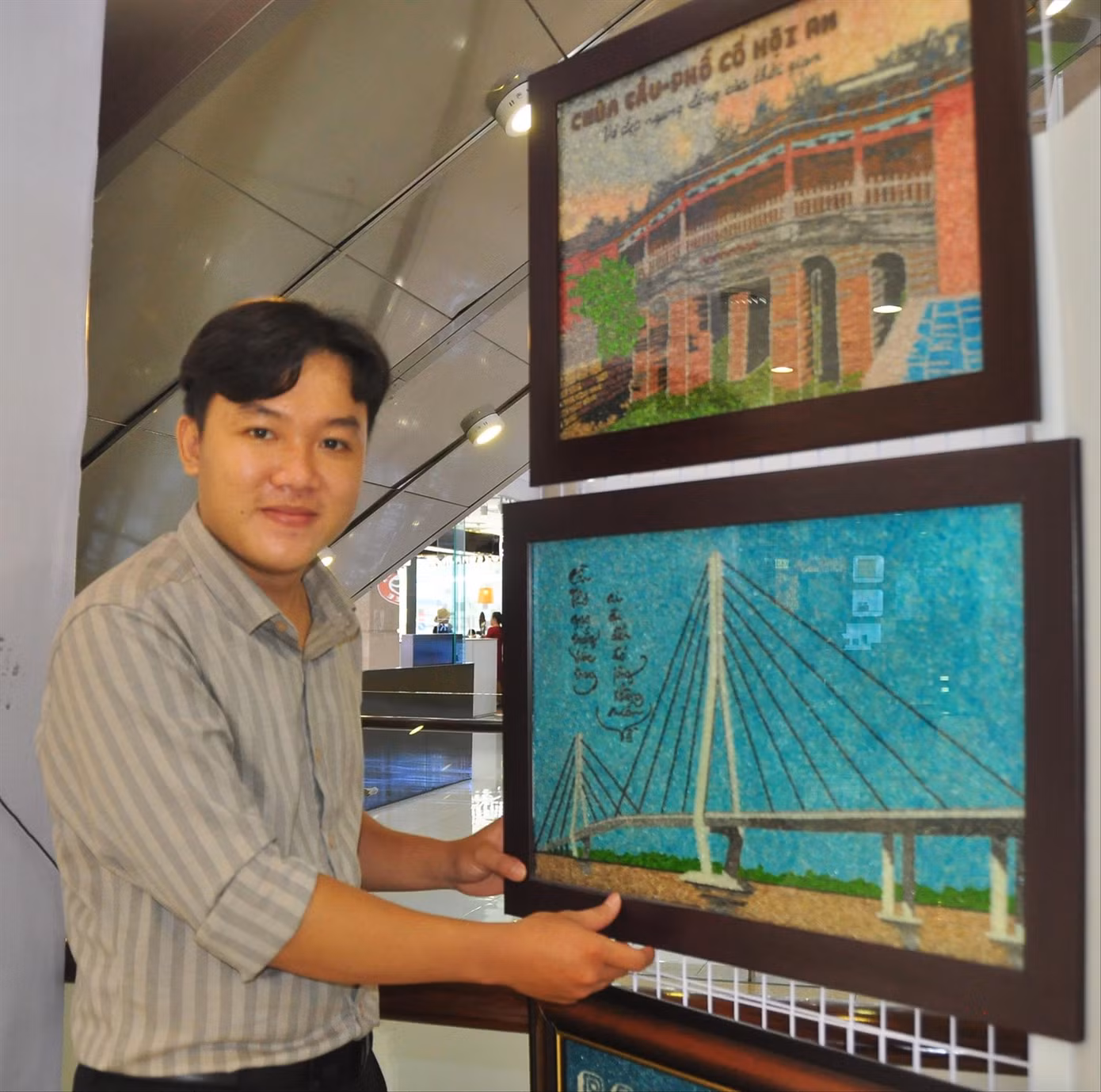Mãn nhãn tranh 3D của thanh niên khuyết tật ở Cần Thơ ảnh 11