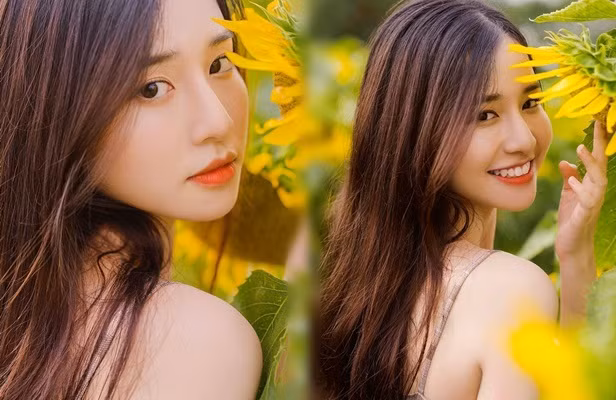 Nữ sinh xứ Nghệ ‘đốn tim’ với hình ảnh thôn nữ ảnh 4