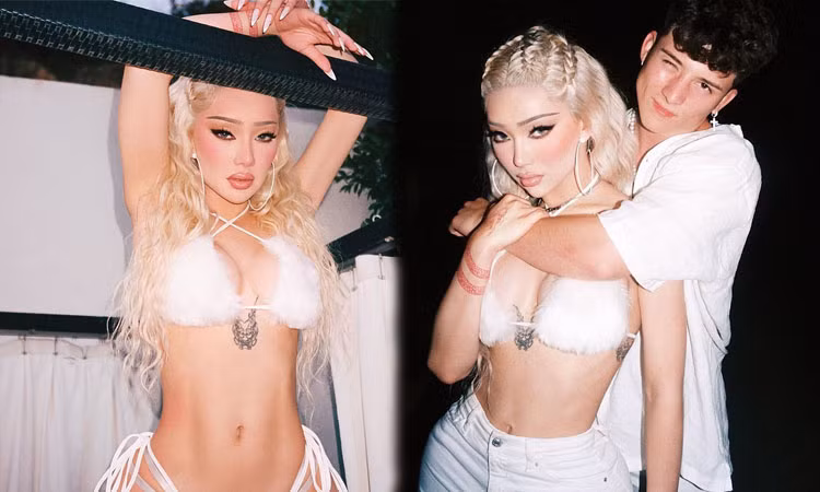 ‘Quốc bảo nhan sắc Ukraine’ hoá nữ phục vụ sexy với bikini ảnh 18