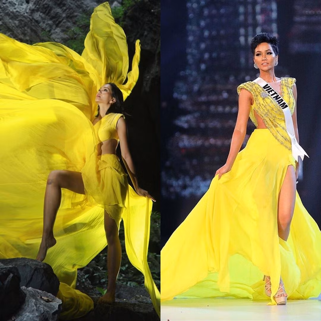 H'Hen Niê tái hiện khoảnh khắc tung váy lịch sử tại Miss Universe ở Sơn Đòong ảnh 3