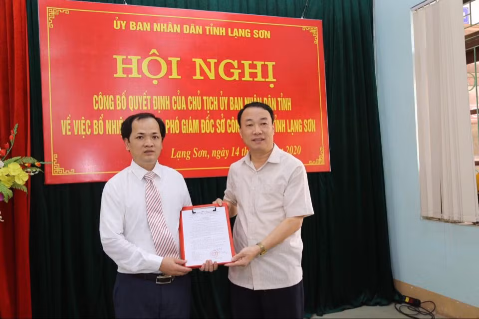 Công bố bổ nhiệm các vị trí lãnh đạo ở tỉnh Lạng Sơn ảnh 1