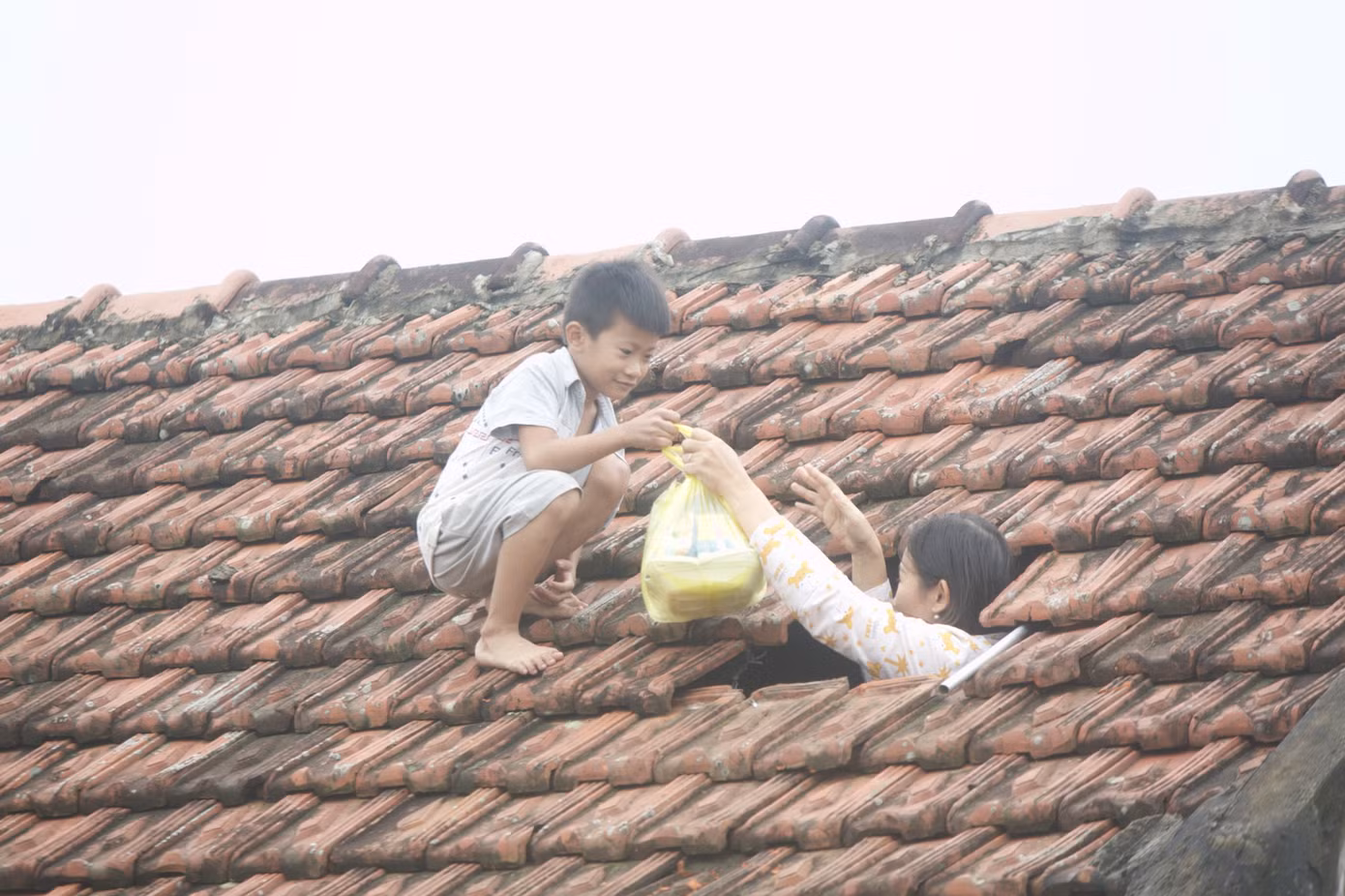 Sống trên nóc nhà, người dân Quảng Bình khắc khoải chờ lũ rút ảnh 1
