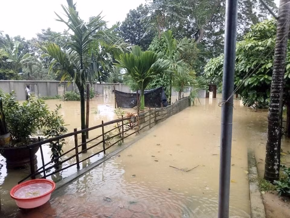 Hà Tĩnh nước vây tứ bề, người dân vội vã ôm đồ chạy lụt ảnh 2