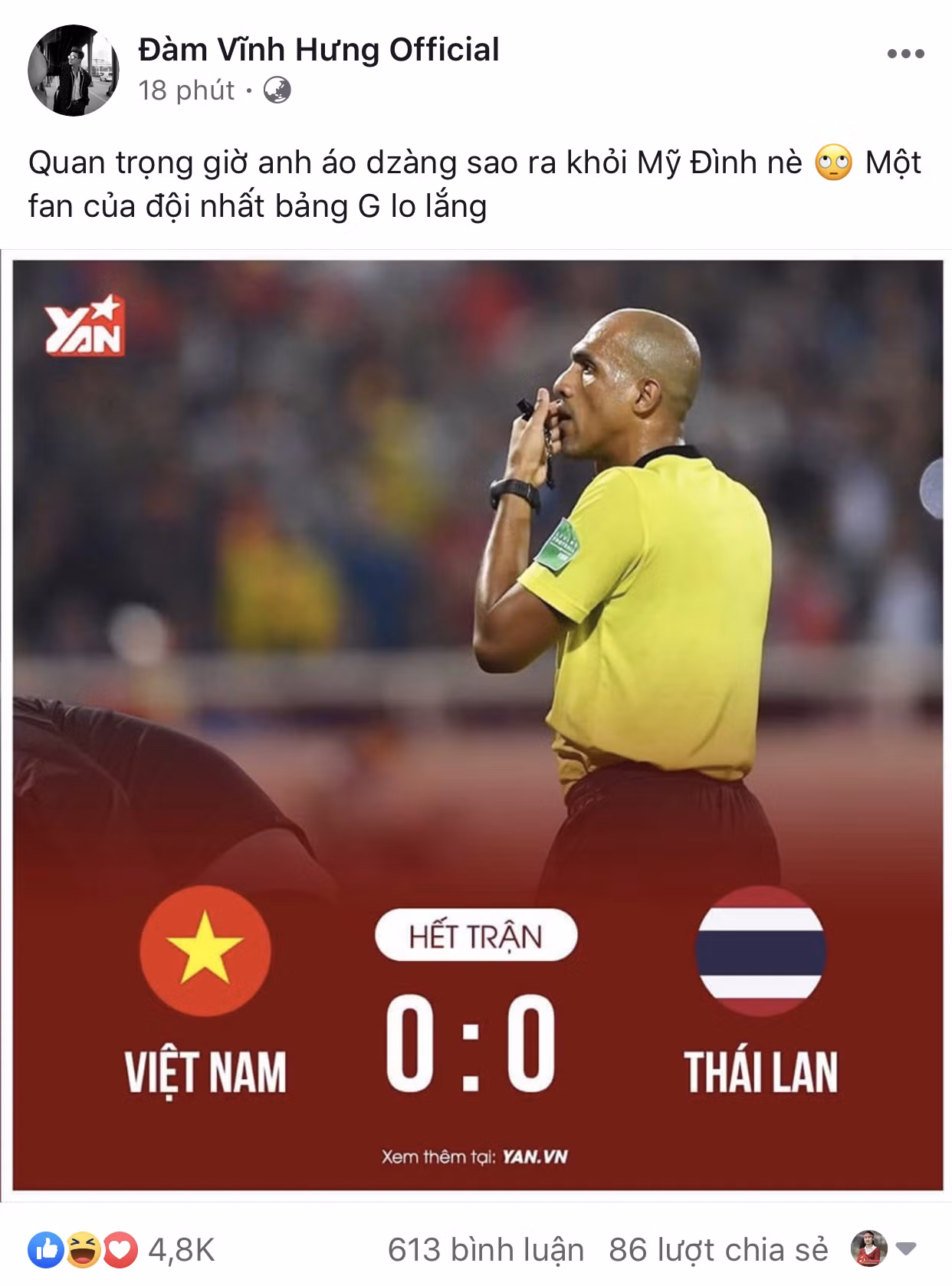 Bức xúc khi trọng tài Al-Kaf không công nhận bàn thắng của tuyển Việt Nam ảnh 1
