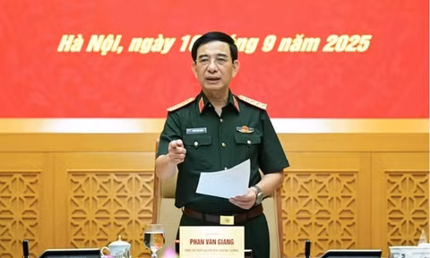 Đại tướng Phan Văn Giang chủ trì Hội nghị Thường vụ Quân ủy Trung ương 