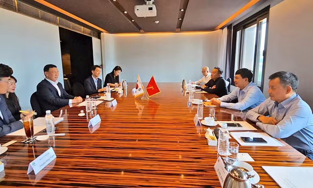 Vinacomin làm việc với Tập đoàn Daejoo KC tại Hàn Quốc