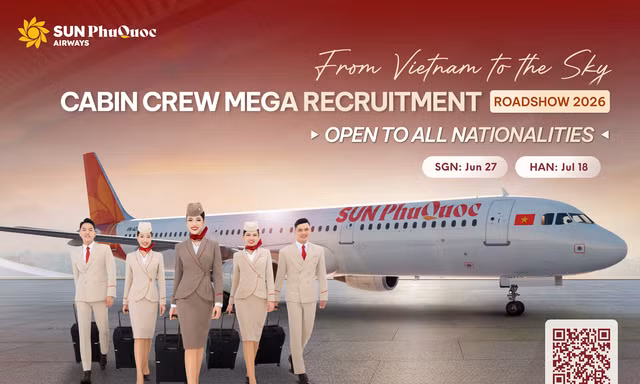 Lý do Sun PhuQuoc Airways hút các bạn trẻ đam mê trở thành tiếp viên hàng không