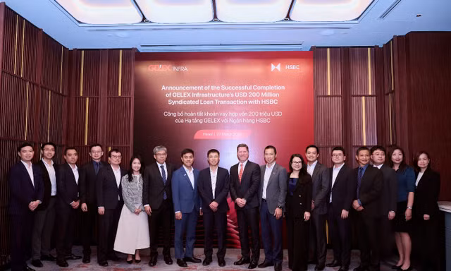 Hạ tầng GELEX công bố hoàn tất khoản vay hợp vốn 200 triệu USD với HSBC