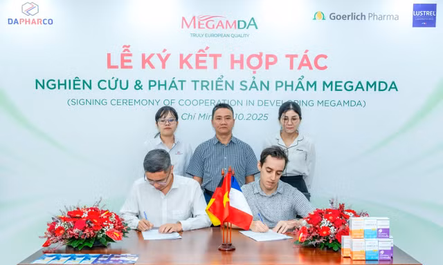 Dapharco ký kết hợp tác chiến lược với châu Âu: Bước tiến lớn của thương hiệu Megamda