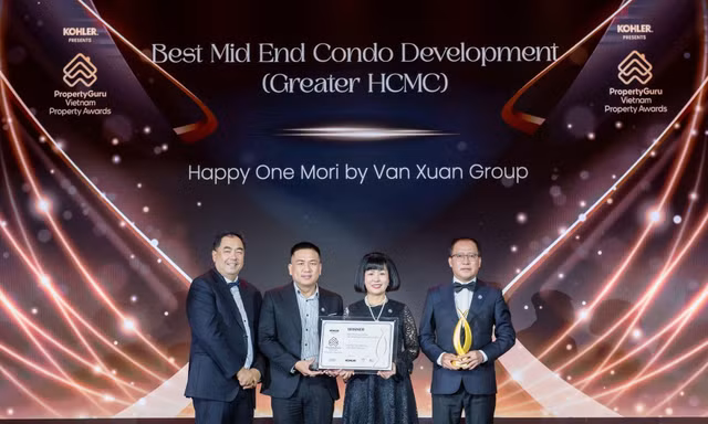Happy One Mori – “Dự án khu căn hộ tầm trung xuất sắc nhất TP.HCM mới” tại PropertyGuru Vietnam Property Awards 2025