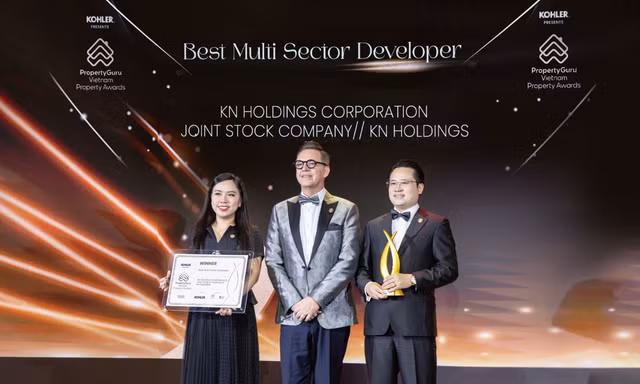 KN Holdings được vinh danh “Best Multi-Sector Developer” tại Vietnam Property Award 2025