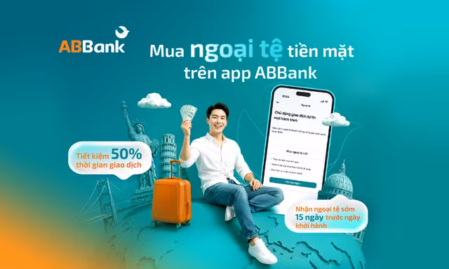 Mua USD đi du lịch: chỉ cần vào App ABBank