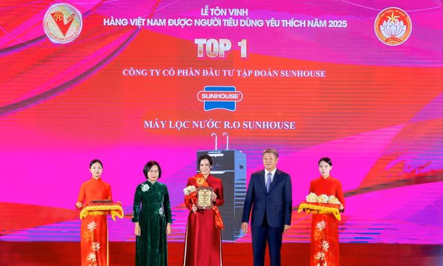 Máy lọc nước SUNHOUSE từ thấu hiểu nhu cầu nước khỏe đến Top 1 'Hàng Việt Nam được người tiêu dùng yêu thích 2025'