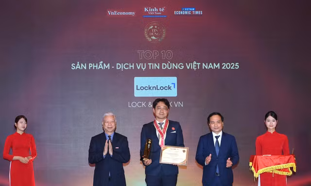 LocknLock vinh dự 14 năm liên tiếp lọt 'Top 10 Sản phẩm – Dịch vụ Tin Dùng Việt Nam'