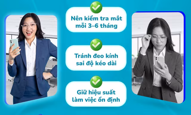 Những thói quen hàng ngày làm mắt bị tăng độ
