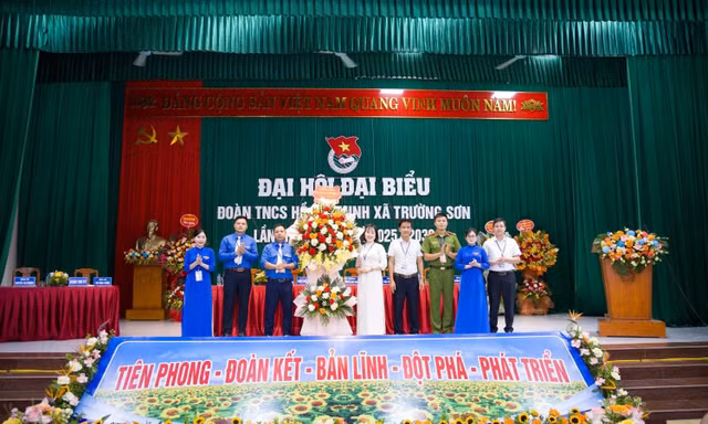 Đoàn TNCS Hồ Chí Minh xã Trường Sơn tổ chức Đại hội đại biểu lần thứ I