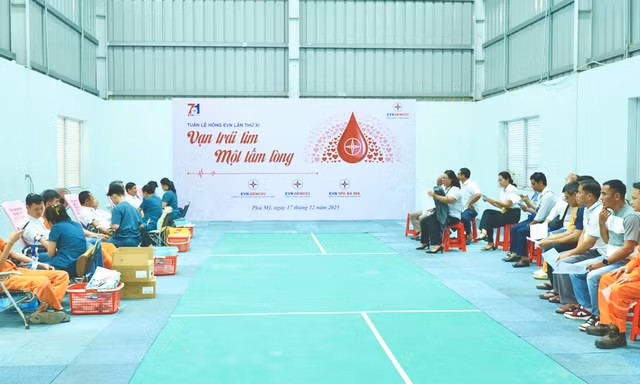 Tuần lễ hồng EVN - Vạn trái tim, một tấm lòng ở EVNGENCO3 