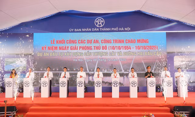 Lễ khởi công dự án Cầu Thượng Cát và đường hai đầu cầu
