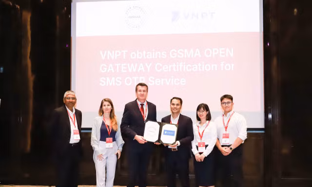 VNPT đạt chứng nhận GSMA Open Gateway cho dịch vụ bảo mật SMS OTP