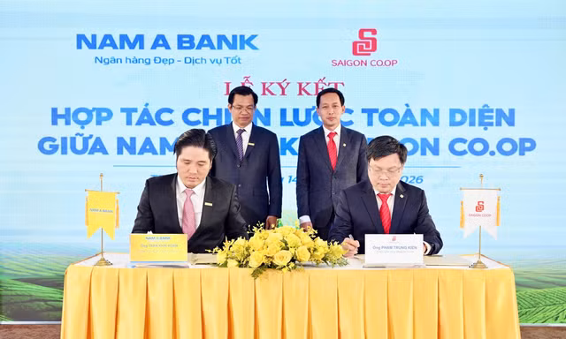 Nam A Bank và Saigon Co.Op hợp tác chiến lược toàn diện