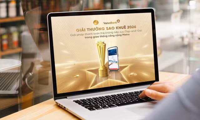 Giải pháp thanh toán thẻ Tap-and-Go tỏa sáng tại Giải thưởng Sao Khuê 2026 