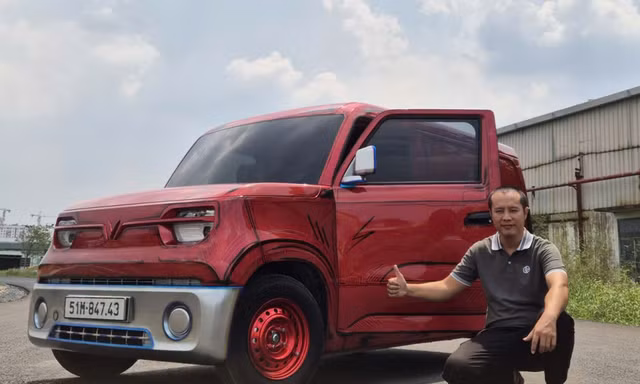Mua VinFast EC Van dù đã có cả dàn xe chở hàng, chủ xưởng tại TP.HCM giải thích bài toán chi phí