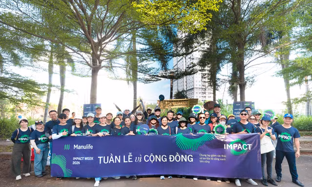 Manulife Việt Nam nhận giải thưởng quốc tế về hoạt động cộng đồng
